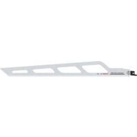 Bosch – Lame de scie sabre 2608635529 – 400mm HCS pour fibre d'isolation – Épaisseur 1,5mm – Coupe nette sans éclat – Pour scies 18V