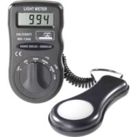 Voltcraft – Luxmètre 0.1-50000 lx – MS1300 – Précision ± 5% – Mesure d'éclairement avec capteur externe – Pour photographes et terrariums