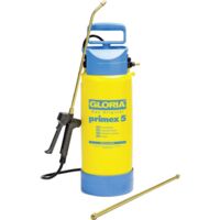 Gloria – Pulvérisateur 5 l – Pression 3 bar – Lance en laiton avec tuyau de rallonge 50 cm – Raccord pour compresseur externe