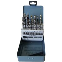 Makita – Mèche à bois pour perceuse – Lot de 18 forets Ø 3/4/5/6/8/10 mm – Compatible bois, métal, pierre – D46202