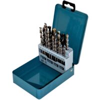 Coffret Makita 18 Forets Cylindriques - Pour Bois, Acier Et Béton