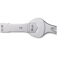 STAHLWILLE 10 19 X 22 10 CLÉ À FOURCHE DOUBLE, 19 X 22 MM, ARGENT