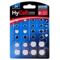 HyCell Jeu de piles bouton 2 x AG 1, AG 3, AG 4, AG 5, AG 8, AG 10, AG 12, AG 13, ainsi que 2 x CR 1620, CR 2016, CR 20