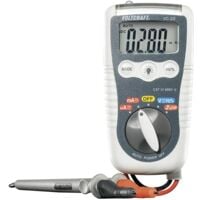 VOLTCRAFT VC-20 Multimètre numérique protégé contre les projections d'eau (IP54) CAT IV 600 V Affichage (nombre de poin