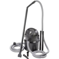 Aspirateur de piscine 50754 – Moteur 1400W – Réservoir 30L – Aspiration automatique jusqu'à 2m – Tuyau 4m et buses pour algues – Pontec