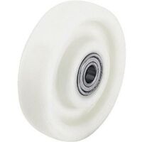 Roue polyamide charge lourde 300 kg – Diamètre 75 mm – Largeur 32 mm – Roulement à bille pour sols lisses – Blickle - C60013