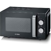Severin MW 7761 Micro-ondes noir, acier inoxydable 800 W