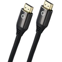 Câble de raccordement Oehlbach HDMI Fiche mâle HDMI-A, Fiche mâle HDMI-A 0.75 m noir D1C92489 8K UHD, contacts dorés Câble HDMI Y615282