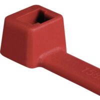 HellermannTyton 116-05412 T80L-N66-RD-C1 Serre-câble 390 mm 4.60 mm rouge 100 pc(s)