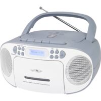 Reflexion Radio-lecteur CD DAB+, FM, DAB AUX, CD, Cassette, USB blanc, bleu Y868972