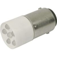 CML 1864035W3D Voyant de signalisation LED blanc froid BA15d 24 V/DC, 24 V/AC 1200 mcd V075011