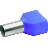 Embout double d'extrémité de câble Klauke 87714 16 mm² x 14 mm partiellement isolé bleu 100 pc(s)