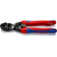 KNIPEX 71 22 200 T CoBolt® Coupe-boulons compact avec gaines bi-matière minces, avec œillet de fixation intégré pour fixation d’un dispositif antichute atramentisée noire 200 mm