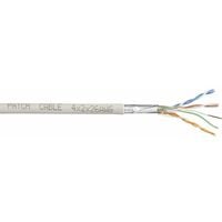 TRU COMPONENTS Câble réseau CAT 6 SF/UTP 4 x 2 x 0.27 mm² blanc 25 m