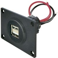 Chargeur voiture USB prise plate à installer ProCar Q458881