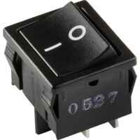 INTERRUPTEUR À BASCULE 250 V 10 A 1 X OFF/ON INTERBÄR 3628-201.22