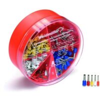 Assortiment d'embouts simples blanc, gris, rouge, noir, bleu Weidmüller H-BOX 0,5-2,5QMM DIN 9025430000 400 pc(s)
