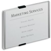 DURABLE, Plaque de porte avec plaque acrylique, avec insert en