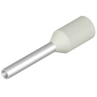 Embout simple d'extrémité de câble Weidmüller H0,5/14D W SP 1476300000 0.5 mm² x 8 mm partiellement isolé blanc 100 pc(
