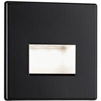 ENCASTRÉ MURAL LED EDGE PAULMANN 1X1,2W IP20 2700K NOIR MAT 93094
