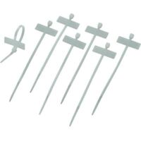 MARQUEUR DE CÂBLE SURFACE DE MARQUAGE : 25 X 9 MM COLORIS NATUREL 539830 100 PCS TRU COMPONENTS