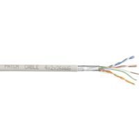 TRU COMPONENTS Câble réseau CAT 6 SF/UTP 4 x 2 x 0.27 mm² blanc 100 m