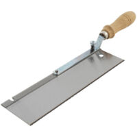 Wolfcraft – Scie à araser pour bois dur – Longueur lame 255mm – Poignée coudée pour coupe à ras – Utilisation pro et semi-pro