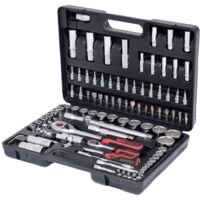 Kstools – Coffret cliquet et douilles 94 pièces – Acier chrome vanadium – Fonction de déclenchement rapide – Angle d'inclinaison 8°