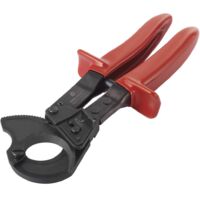 Toolcraft – Coupe-câble à cliquet 35 mm TO7752546 – Section de coupe max 240 mm² – Coupe nette avec mécanisme à cliquet – Verrou de sécurité intégré - S619652