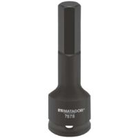 Matador Schraubwerkzeuge 75780120 6 pans intérieurs Douille pour perceuse à percussion 12 mm 3/4 (20 mm)