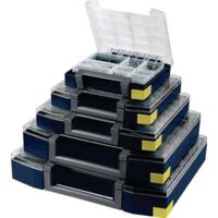 raaco Boxxser 55 5x10-45 Coffret de rangement (l x H x P) 421 x 55 x 361 mm Nombre de compartiments: 45 Contenu 1 pc(s)
