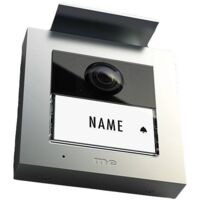 m-e modern-electronics VS-21 S Vistasmart Interphone vidéo Ethernet, Wi-Fi Station extérieure argent D328092