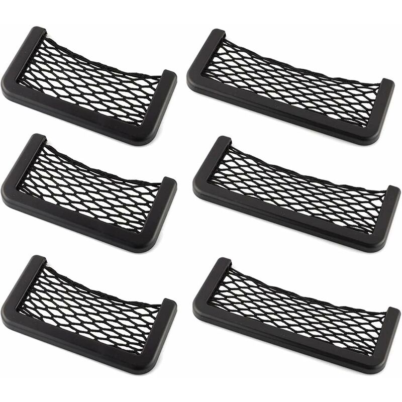 Organisateur De Maille De Voiture Entre Les Sièges pour La Poche De Documents De Téléphone De Stockage De Sac À Main Noir LncBoc Support de Sac à Main de Poche de Filet de Voiture 