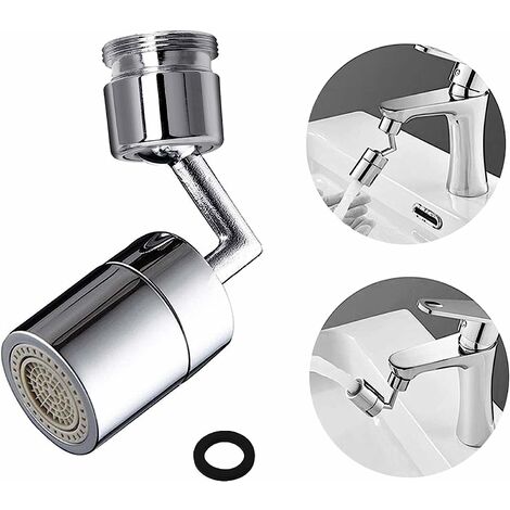 Filtre universel rotatif à 360 degrés pour robinet économiseur deau de cuisine et filtre à eau mobile pour la plupart des robinets ronds 