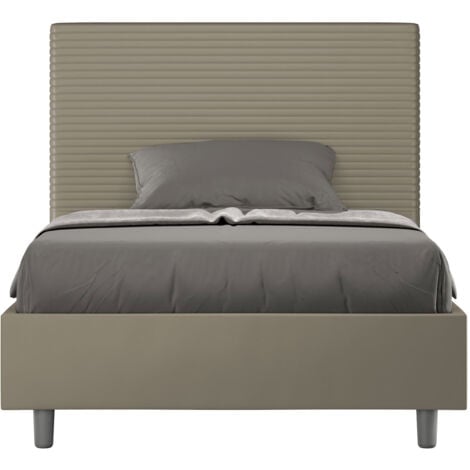 Letto Singolo 90x190 cm Senza Rete Focus Bianco