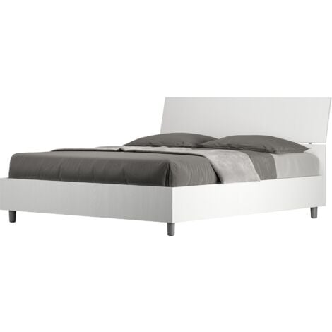 ITYHOME - Letto Sunny 120X200 Rete e Contenitore Bianco