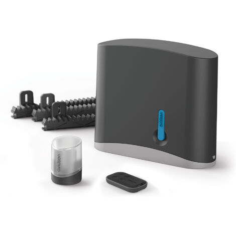 Avidsen – Kit de motorisation pour portail coulissant jusqu'à 4 m et 250 kg – Moteur 24 VDC avec télécommande – 114462