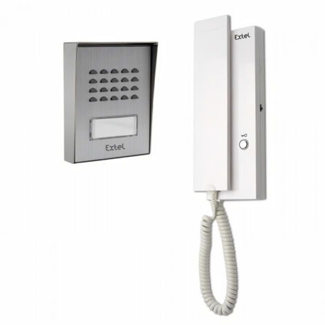 Interphone 2 fils + 2 commande serrure électrique - WEPA 401 LC3 - Extel - 710019