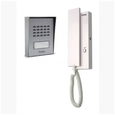 Interphone 2 fils + 2 commande serrure électrique - WEPA 401 LC3 - Extel - 710019