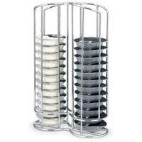 Home Equipement – Porte capsule de café TASSIMO – Capacité 32 capsules – 2 colonnes – Compatible avec modèles TASSIMO