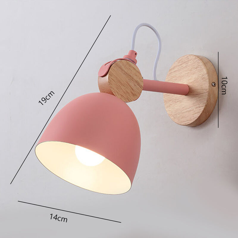 Lampada da Parete Creativo Moderno Illuminazione Ferro Battuto E27 Applique  Parete Soggiorno Cucina Sala Pranzo