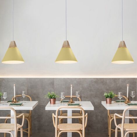 Lampada A Sospensione Moderna Chrasy E27 In Metallo - Design Semplice Per Soggiorno, Cucina E Camera - Colore Grigio Opaco - 5