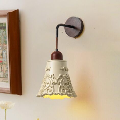 Mengjay -Applique da Parete Interno Vintage Lampada da Muro Industriale