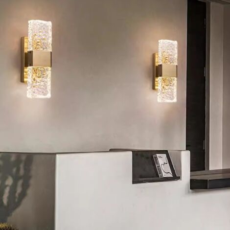 DAXGD 2 Applique Da Pareti Moderne In Metallo E Legno Bianco – Lampada A Sospensione Con Cinghia In Pelle, E27 60W Per Camera Letto Soggiorno
