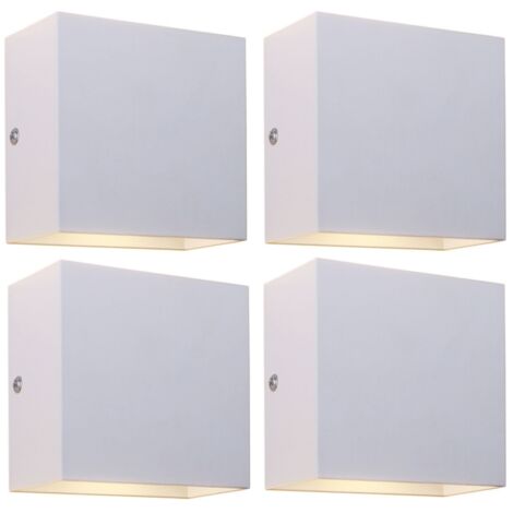 NETTLIFE Lampada Da Parete Esterna LED - Lampada Da Parete Interna Lunga 50 Cm Nera 10w Lampada Da Esterno Moderna 3000k Ip65 92452950