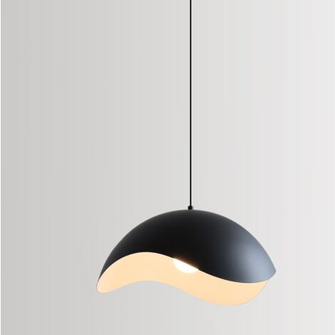 Lampada A Sospensione Industriale Vintage LEDsone &ndash; Metallo Nero, E27, Regolabile In Altezza