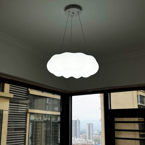 Lampadario Soggiorno Moderna LED Lampada a Sospensione Interna Luce Soffitto Bianco Luce Bianco Fredda