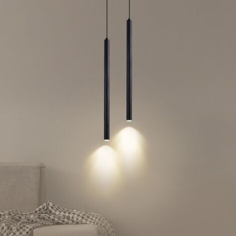 Lampadario per camera da letto moderna griglia di metallo paralume bianco -  2DDD