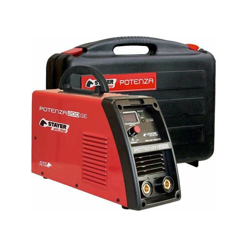 Soldador Inverter 200A STAYER POTENZA 200GE