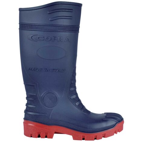 Botas Cofra SS5T40 PVC Typhoon S5 CI LG FO SR Azul Rojo 44